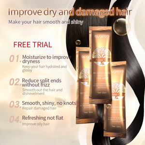 Ensemble de soins capillaires à l'huile d'argan de luxe, <span class=keywords><strong>masque</strong></span> capillaire hydratant et lissant, sachets pratiques pour les voyages - Product Image 4