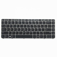 Nouveau clavier d'ordinateur portable avec disposition américaine pour HP Elitebook 840 G3 745 G3, clavier de remplacement rétroéclairé 836308-001 821177-001
