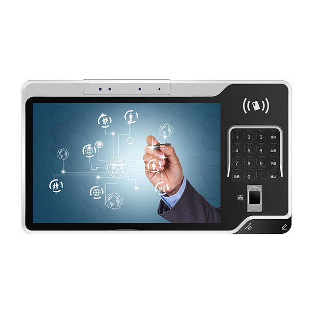 Noryox Hot NB101A 10.1Inch Fintech Supermarket Touch Screen Pos System Black Btooth White Speaker Fintech Device