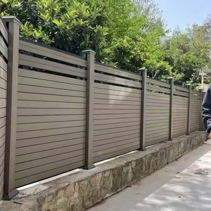 Panneaux de clôture en bambou décoratifs personnalisés pour <span class=keywords><strong>jardin</strong></span> Panneau de clôture <span class=keywords><strong>Bois</strong></span>-Plastique élégant Clôture décorative pour l'extérieur - Product Image 2