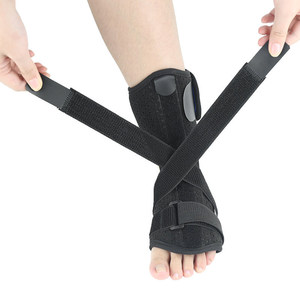 Foot Drop Orthosis <b>Instep</b> Splint Black Nylon Ankle <b>Support</b> Brace For Adults Foot Care - Product Image 2