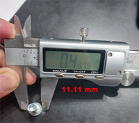 Rivet en acier semi-tubulaire à tête ovale moderne et durable pour la fixation de l'endlock sur les lames de porte à enroulement