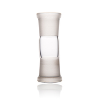 Connecteur en verre dépoli fait main mâle-femelle 10mm 14mm 19mm 24mm, douille en verre, taille personnalisée