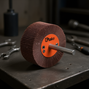 Roue à lamelles abrasives Ttake 50x15 mm, tige de 6 mm, grain 180, pour le meulage - Product Image 3