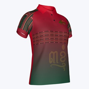 Maillot de football personnalisé avec motif de sublimation OEM, imprimé sur mesure pour hommes et femmes, avec col polo et logo en silicone - Product Image 3