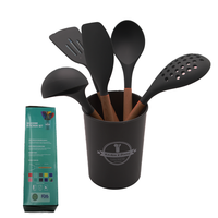 Gadgets de maison et de cuisine Ensemble d'ustensiles en silicone de qualité alimentaire Ustensiles de cuisine en silicone Ensemble de cuillères de cuisson