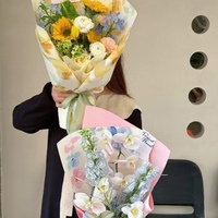 Origineel Valentijnsdag parelmoerfolie boeket inpakpapier bloemist bloemarrangement benodigdheden