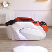 Massage 4D et compresse chaude Salon Shampooing Lit Confort ultime et relaxation pour salle de sport et hôtel en cuir synthétique