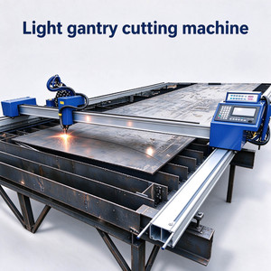 CE Certified <b>Light</b> Gantry CNC <b>Plasma</b> Cutting Machine CNC Flame Cutting Equipment For Metal Sheet Cutting - Product Image 1