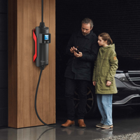 Chargeur de voiture électrique portable KHONS Intelligent Smart 22KW, courant 32A, triphasé, type 2, fonction APP WIFI, prise australienne en cristal