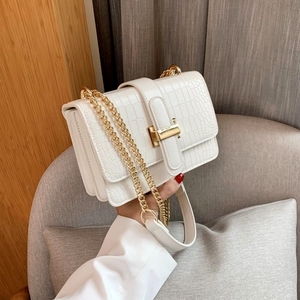 Bolso pequeño elegante para mujer 2025 nuevo estilo S, versión coreana patrón de cocodrilo CADENA DE Instagram de moda bandolera de un solo hombro - Product Image 1