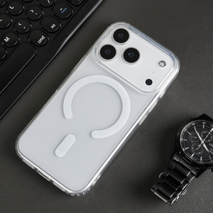 VAWI C010 Étui magnétique transparent en acrylique de haute qualité, antichoc, pour iPhone 11~17 Pro Max, pour Samsung Android - Product Image 2