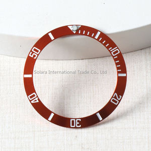 Insert de lunette de montre 38 mm en céramique/aluminium pour Submariner <span class=keywords><strong>Seiko</strong></span> <span class=keywords><strong>Mods</strong></span> pour GMT Yacht-master NH35 Accessoires de montre Anneau de lunette - Product Image 6