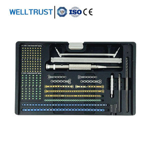 <span class=keywords><strong>Kit</strong></span> d'instruments pour implants orthopédiques vétérinaires de haute qualité pour petits animaux, plaque de reconstruction et jeu de vis ALPS 1.6 - Product Image 1