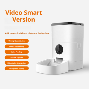 Distributeur automatique de nourriture pour chiens moyens/grands, 4L/6L, intelligent, contrôlé par application, sans déversement, sans saleté, en plastique de qualité alimentaire, surélevé - Product Image 4