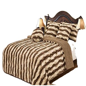 Lapin Fourrure <span class=keywords><strong>Couette</strong></span> Ensembles <span class=keywords><strong>De</strong></span> Literie <span class=keywords><strong>De</strong></span> Conception Animale <span class=keywords><strong>Tigre</strong></span> Fantaisie Imprimé PV En Peluche Personnalisé 100% Polyester Sauvage 300 Ensembles 4 Pièces CN;JIA - Product Image 1