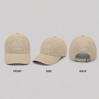 Casquette de baseball promotionnelle vintage à 5/6 panneaux - Polyester/Coton, réglable, impression numérique, broderie machine, unisexe, toutes saisons