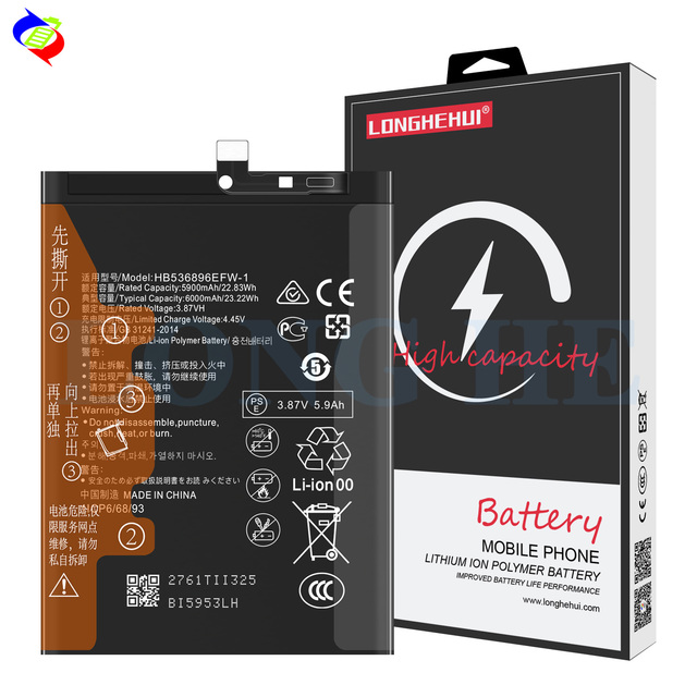 OEM New Battery HB536896EFW-1 for Huawei NOVA Y70 6000mAh Brand New 0 Cycle