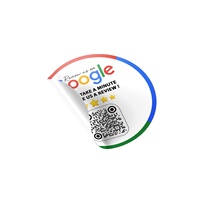 Pegatina impermeable para ventana de revisión de Google Tap, pegatina NFC de Google