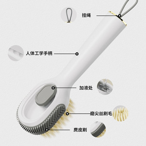 Shoe Cleaning Brush Soft Nylon Bristles For Suede Leather Nubuck And Faux Fur Shoe Care Tool - Product Image 2