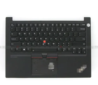 Keyboard Laptop Pengganti dengan Palmrest untuk Lenovo ThinkPad E14 20RA 20RB Palmrest Keyboard US Backlit Upper Case 5M10V17039