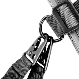 Correa Táctica para Arma de Dos <span class=keywords><strong>Puntos</strong></span>, Correa de Caza con Ajustador de Longitud, Gancho Metálico y Hebilla de Liberación Rápida CP - Product Image 6