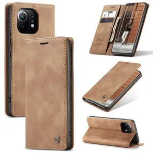 CaseMe for Xiaomi mi 11 Case Cover Cell Phone Smart Sleep Leather Phone Case for Xiaomi mi10t mi 10t pro mi 10 Flip Cover Magnet