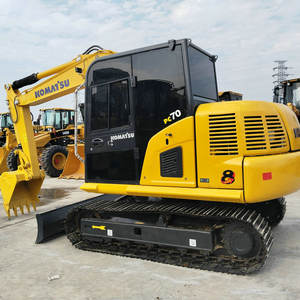 Excavadora de segunda mano de Japón Komatsu, miniexcavadora usada EPA CE 7ton pc70 70-7, venta en todo el mundo - Product Image 2