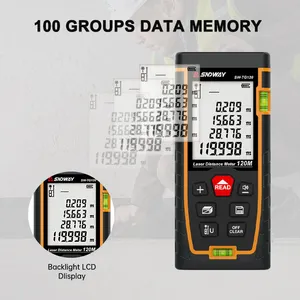 SNDWAY Wholesale Digital Measurement Tape 4 In 1 Laser Measuring Tool Range Finder Laser Measure Distance Meter