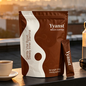 Café de Maca Natural, Fórmula Suave para un Impulso de Energía, 200g (20g*10 Sobres), Bebida Herbal para el Bienestar, Marca Privada OEM - Product Image 3