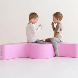 Cheval à bascule en mousse personnalisé, forme géométrique, mousse éponge haute élasticité, tabouret pour enfants, équipement d'entraînement à l'intégration sensorielle - Product Image 2