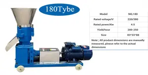 4.5kw Motor 200kg/h Cattle Breeding Feed Stuff For Farms Small Pellet Make Machine