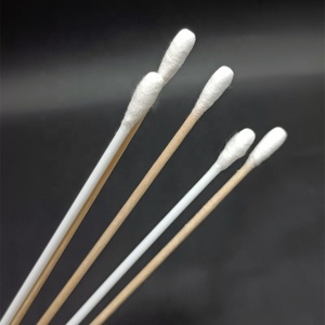 Hisopo de Algodón de Madera Desechable, Esterilizado con Ozono, para Recolección de Muestras Médicas, para Uso en Laboratorio - Product Image 2