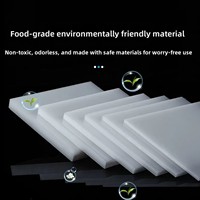 Plaque rigide en plastique PP blanc de qualité alimentaire ; Traitement personnalisé, haute résistance, résistant à la corrosion, plaques imperméables, déflecteurs