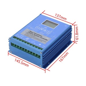ตัวควบคุมเครื่องกำเนิดไฟฟ้าพลังงานลม 1200W 12V 24V 48V MPPT ตัวควบคุมการชาร์จพลังงานลมและพลังงานแสงอาทิตย์ ตัวควบคุมพลังงานลมและโซลาร์เซลล์แบบไฮบริด - Product Image 5