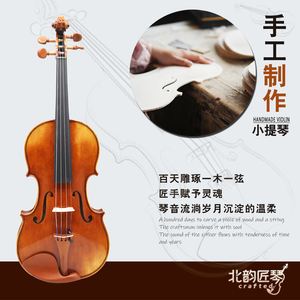 CHENTUO CT4.0 Ensemble de violon 4/4 pour étudiant avec étui, table en épicéa massif, touche en ébène d'érable, fait main, fibre de carbone, prêt à l'emploi, en bois - Product Image 4