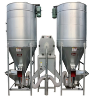 Broyeur-mélangeur d'aliments multifonctionnel OUMU à moteur, 2,2 kW-15 kW, capacité 80-2000 kg/h, personnalisable pour usage agricole