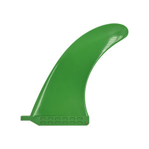 Fabrication aileron simple de planche de <span class=keywords><strong>SUP</strong></span> aileron de planche de surf en plastique ailerons de Longboard vert de 9 pouces pour surfer - Product Image 1