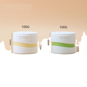 Botella de Crema Desmaquillante al por Mayor de 100g, Reemplaza <span class=keywords><strong>la</strong></span> Botella de Crema PP con Aplicador, Tarro de Crema Exfoliante, Botella PP con Tapa Abatible - Product Image 4