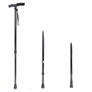 Cleye Telescopic Walking Stick With <b>Light</b> Aluminum Alloy Adjustable Outdoor Hiking <b>Pole</b> - Product Image 3