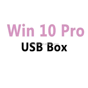 תיבת USB מקורית Win 10 Pro Win 10 מקצועית תיבת USB 100% הפעלה מקוונת Win 10 Pro קופסא משלוח מהיר