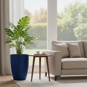 Grand <span class=keywords><strong>pot</strong></span> <span class=keywords><strong>de</strong></span> fleurs en céramique avec trou <span class=keywords><strong>de</strong></span> drainage, finition émaillée, durable, design moderne et classique, utilisation intérieure/extérieure, Jiangsu <span class=keywords><strong>Original</strong></span>, vente en gros - Product Image 2