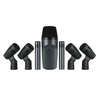 Stagg Dms-5700h enstrüman bateri seti mikrofon Set kılıfı kablolu Tonor mikrofon Metal E600 profesyonel Lane XLR alüminyum