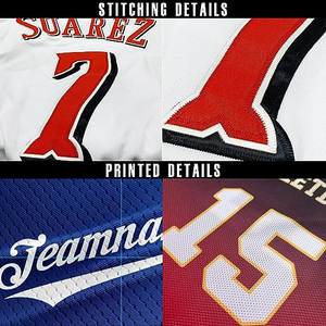 Nuevo Diseño Personalizado con Logotipo, Impresión por Transferencia de Calor, Transpirable, Bordado en Tela Tackle Twill, 100% Poliéster, Secado Rápido, Unisex, para Béisbol - Product Image 3