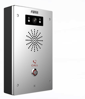 Interphone vidéo SIP Fanvil I16SV IP65 IK10 anti-vandalisme avec caméra HD, vision nocturne IR, appel d'urgence 3W AEC, anti-sabotage, 2 entrées/sorties, PoE