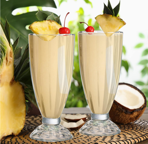 Verre à boire pour milkshake de 13 oz, 6 pièces, avec cuillères en métal, verre à soda à l'ancienne, verre à <span class=keywords><strong>fontaine</strong></span> classique pour crème glacée - Product Image 6