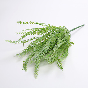 Plante artificielle herbe verte fougère fausse herbe tige maison bureau fête mariage décor - Product Image 2
