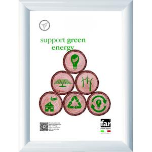 Cornice KLEE in legno e Crylex bianco 18x24 cm - Product Image 1