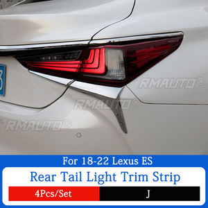 RMAUTO Garniture de phare de voiture, cache de feux arrière, bande décorative, sourcils de phare, cadre de garniture, kit carrosserie pour accessoires Lexus ES 2018-2022 - Product Image 5