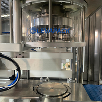 Machine de scellage sous vide à azote entièrement automatique, machine de mise en conserve de thon, machine de sertissage pour aliments en conserve